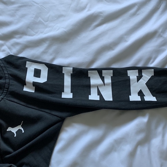 Pink victoria’s secret zipper hoodie (colour grey) - Picture 2 of 4